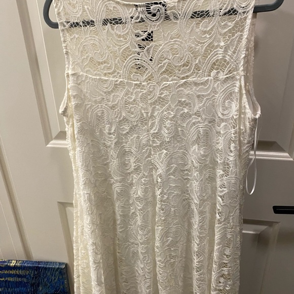 Lame Bryant Off-White Dress - Picture 3 of 4